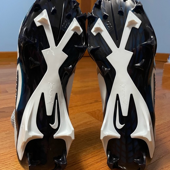 Men's Nike Alpha Menace Elite 3 White Black College Navy CT6648-102 Sz 10. - Picture 6 of 12